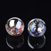 Handmade Blown Glass Globe Beads LS-X-DH017J-1-14mm-AB-2