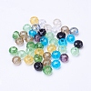 Mixed Faceted Rondelle Glass Beads X-GLAA-R143-8mm-M-1