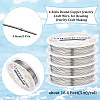 4 Rolls Copper Jewelry Craft Wire CWIR-SC0001-05-2