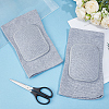 Sponge & Polyester Yoga Sports Knee Pads AJEW-WH20054-202A-02-4