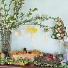 48Pcs 12 Styles Unfinished Blank Wooden Pendants Kit WOOD-CJC0011-15B-7