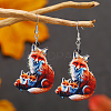 Colorful Acrylic Dangle Earrings HJ6740-3-1
