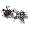 Dual-use Items Alloy Pave Dyed Shell Spider Brooch JEWB-C026-04F-AS-2