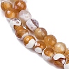 Natural Fire Crackle Agate Beads Strands G-C082-A01-33-4