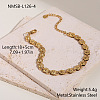 304 Stainless Steel Link Chain Bracelets WG2CD65-04-1