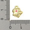 Alloy Enamel Charms FIND-Z058-05G-3