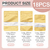 18Pcs 3 Styles PE Resealable Bags with Window OPP-TAD0001-01A-4