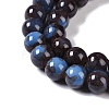 Baking Paint Glass Bead Strands GLAA-H031-01B-05-4