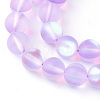 Synthetic Moonstone Beads Strands X-G-R375-8mm-A02-1