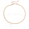 Stainless Steel Snake Bone Chain Necklaces WG20151-09-1