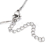 304 Stainless Steel Bar Link Chain Necklaces NJEW-K249-12P-3
