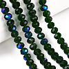 Electroplate Glass Beads Strands EGLA-A044-T1mm-L24-4