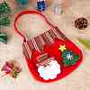 7Pcs 7 Style Christmas Non-woven Fabrics Candy Bags Decorations ABAG-SZ0001-16-4