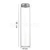 Column Glass Screw Top Bead Storage Tubes CON-WH0086-094J-01-1