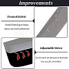 3 Pairs 3 Styles PU Leather Door Knob Cover FIND-MA0001-21A-3