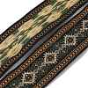 Ethnic style Embroidery Polyester Ribbons OCOR-WH0080-25B-1