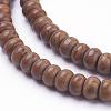 Natural Wood Lace Stone Beads Strands G-F520-13-3