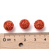 Half Drilled Czech Crystal Rhinestone Pave Disco Ball Beads RB-A059-H10mm-PP9-236-3