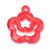 Transparent Acrylic Pendants TACR-S144-54-2