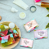 90Pcs 9 Style Rectangle with Marble Pattern & Word Handmade Soap Paper Tag DIY-PH0002-77B-WH-4