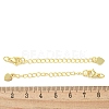 Rack Plating Brass Chain Extender X-FIND-T071-14G-3