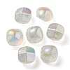 UV Plating Luminous Transparent Acrylic Beads OACR-P010-01B-1