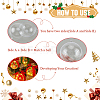 25Pcs 5 Styles Transparency Acrylic Christmas Balls Pendants DIY-CP0013-38-6