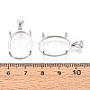925 Sterling Silver Pendant Claw Cabochon Settings STER-N016-44C-P-3