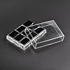 Cuboid Organic Glass Ring Display Boxes RDIS-N015-02-3
