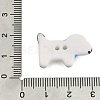 Dog Ceramic Buttons BUTT-I018-01B-01-3