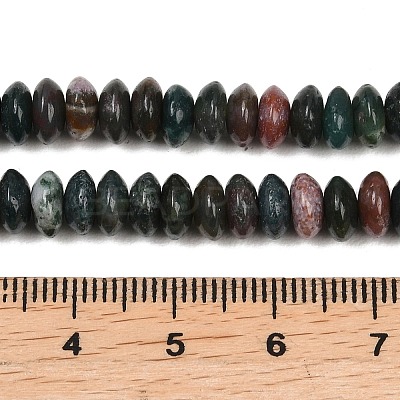 Natural Indian Agate Beads Strands G-Z030-A15-01-1