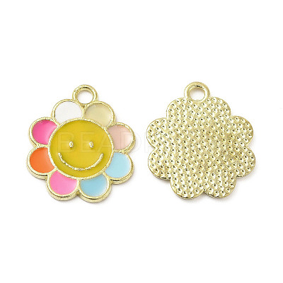 Alloy Enamel Pendants ENAM-B050-04G-02-1