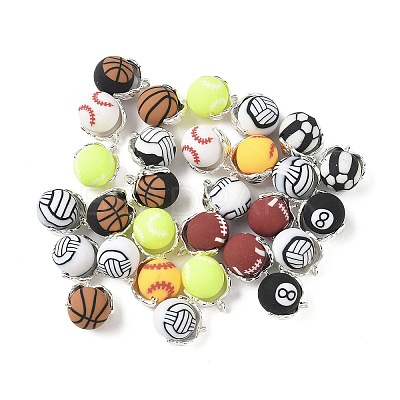 Handmade Polymer Clay Charms CLAY-I012-05P-1