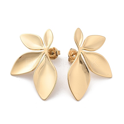 304 Stainless Steel Stud Earrings EJEW-H115-04G-1