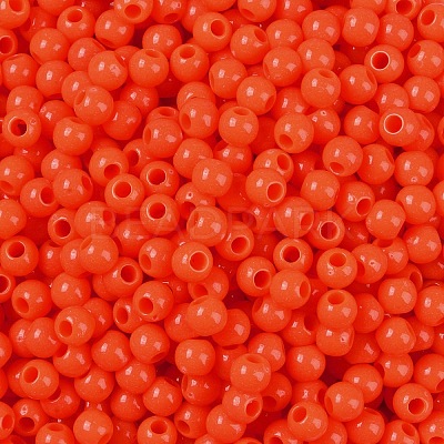 Opaque Acrylic Beads SACR-A007-01A-02-1