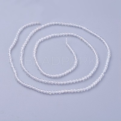 Natural White Topaz Beads Strands G-F619-28-2mm-1