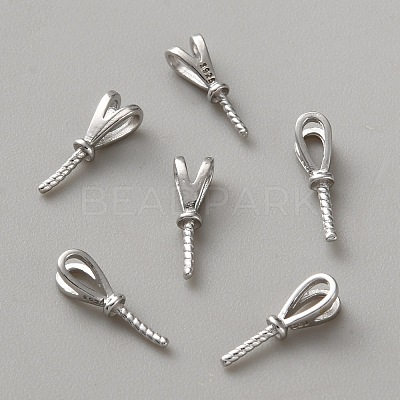 925 Sterling Silver Peg Bails STER-WH0005-25P-1