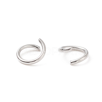 Tarnish Resistant 304 Stainless Steel Open Jump Rings STAS-R049-6x0.8mm-1