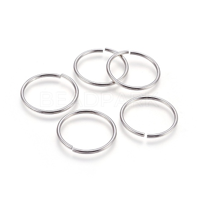 Tarnish Resistant 304 Stainless Steel Saw Cut Open Jump Rings STAS-P212-25P-02-1
