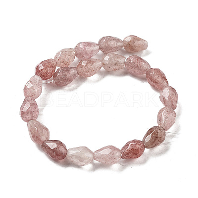 Natural Strawberry Quartz Beads Strands G-P520-B11-01-1
