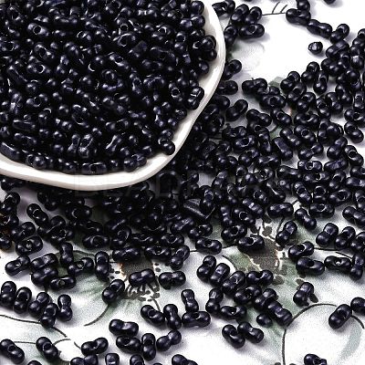 Baking Paint Glass Seed Beads SEED-L011-12A-06-1