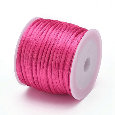 Nylon Satin Rattail Cords NWIR-L006-1mm-33-1