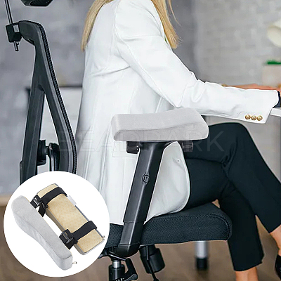 Polyester & Sponge Office Chair Armrests Pad AJEW-WH20006-377B-1