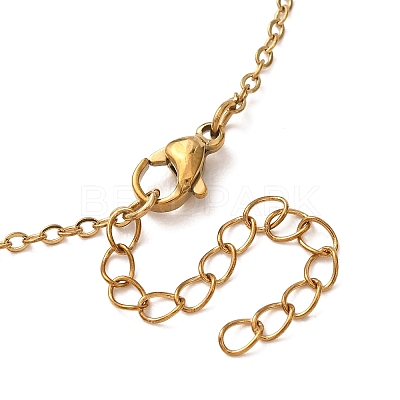 Cross 201 Stainless Steel Mustard Seed Pendant Necklaces for Women WG511AE-01-1