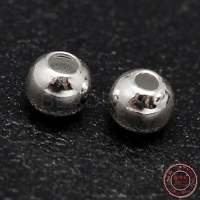 925 Sterling Silver Beads X-STER-F012-01I-1