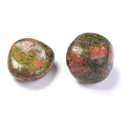 Natural Unakite Beads G-M368-09B-1