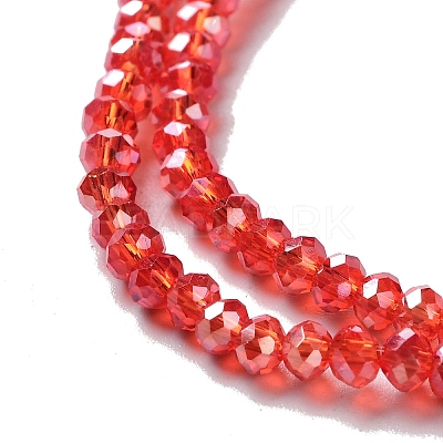 Electroplate Glass Beads Strands EGLA-R048-2mm-03-1