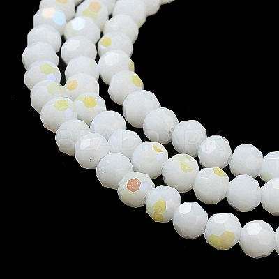 Opaque Glass Beads Strands LS-EGLA-A035-P4mm-L01-1