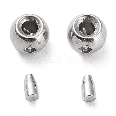 Non-Tarnish 304 Stainless Steel Bead Tips STAS-K268-01B-P-1
