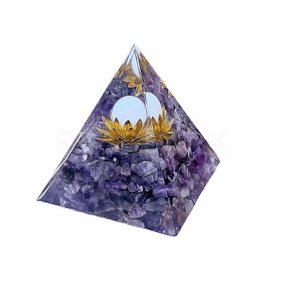 Orgonite Pyramid Resin Energy Generators PW-WGD6EB8-08-1